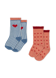 Konges Sløjd A/S Socken heart mix