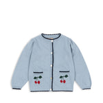 Konges Sløjd A/S Strickblusen blue fog