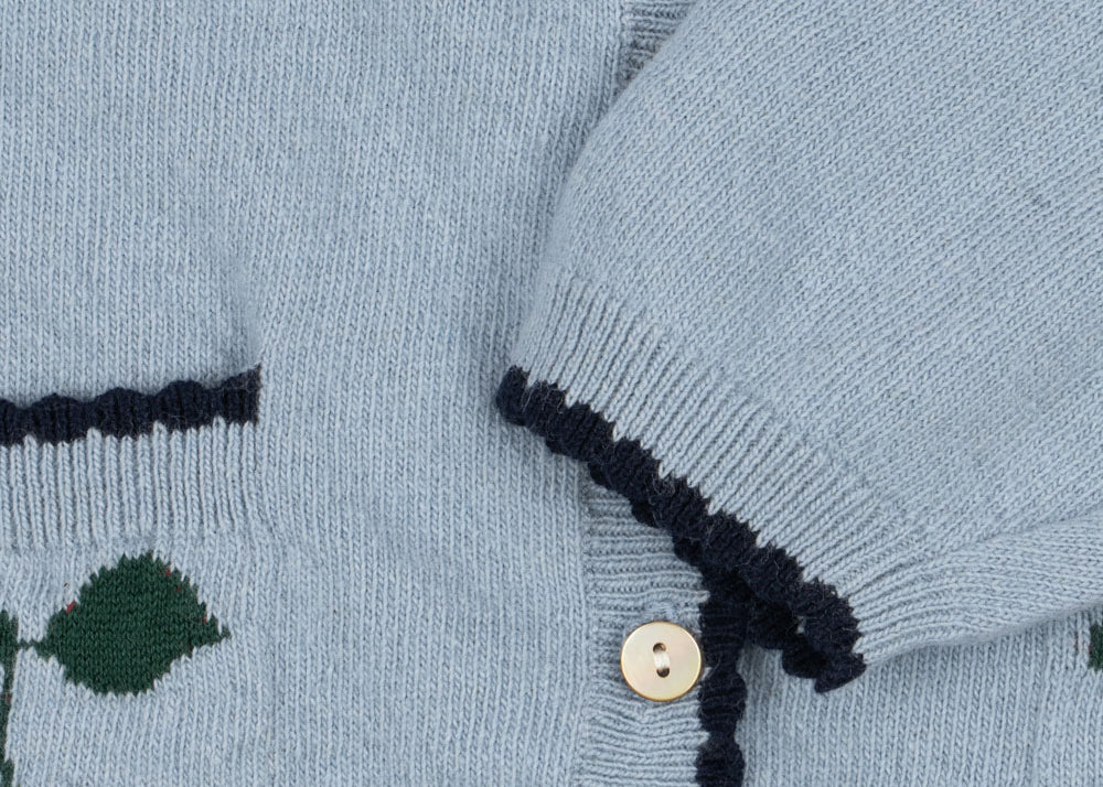 Konges Sløjd A/S Strickblusen blue fog