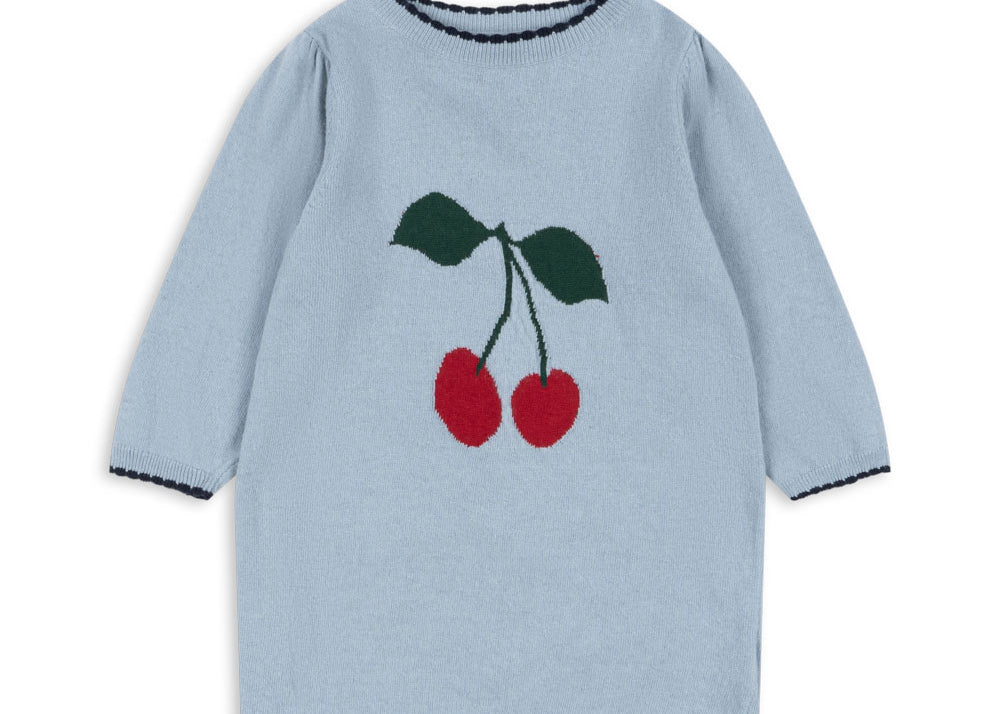 Konges Sløjd A/S KNITTED DRESSES blue fog