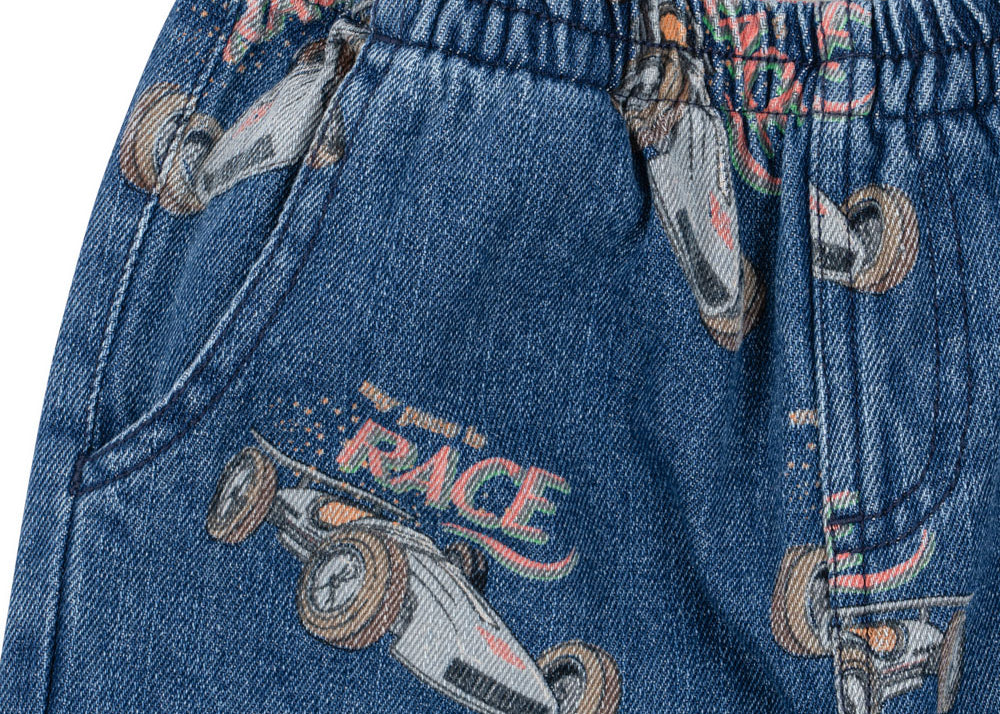 Konges Sløjd A/S Hosen - Gewebt race denim