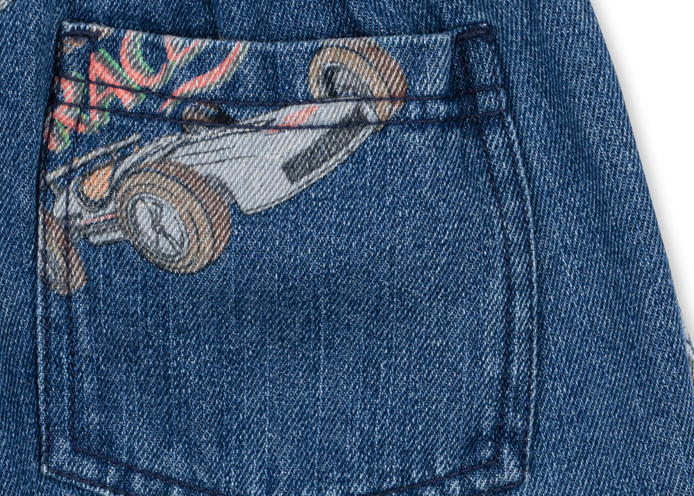 Konges Sløjd A/S Hosen - Gewebt race denim