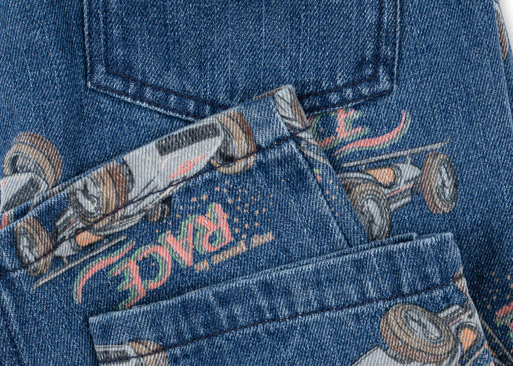 Konges Sløjd A/S Hosen - Gewebt race denim