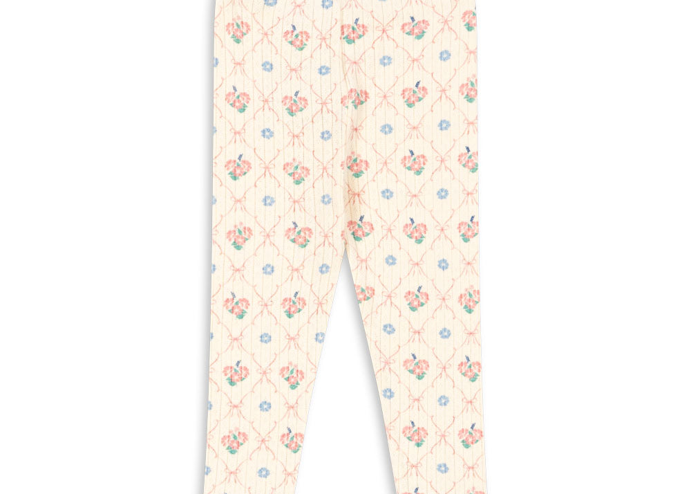Konges Sløjd A/S Hosen - Jersey fleur decor