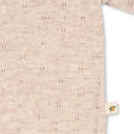 Konges Sløjd A/S Strickblusen off white melange pointelle