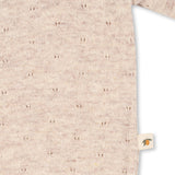 Konges Sløjd A/S Strickblusen off white melange pointelle