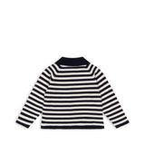 Konges Sløjd A/S Strickblusen navy stripe