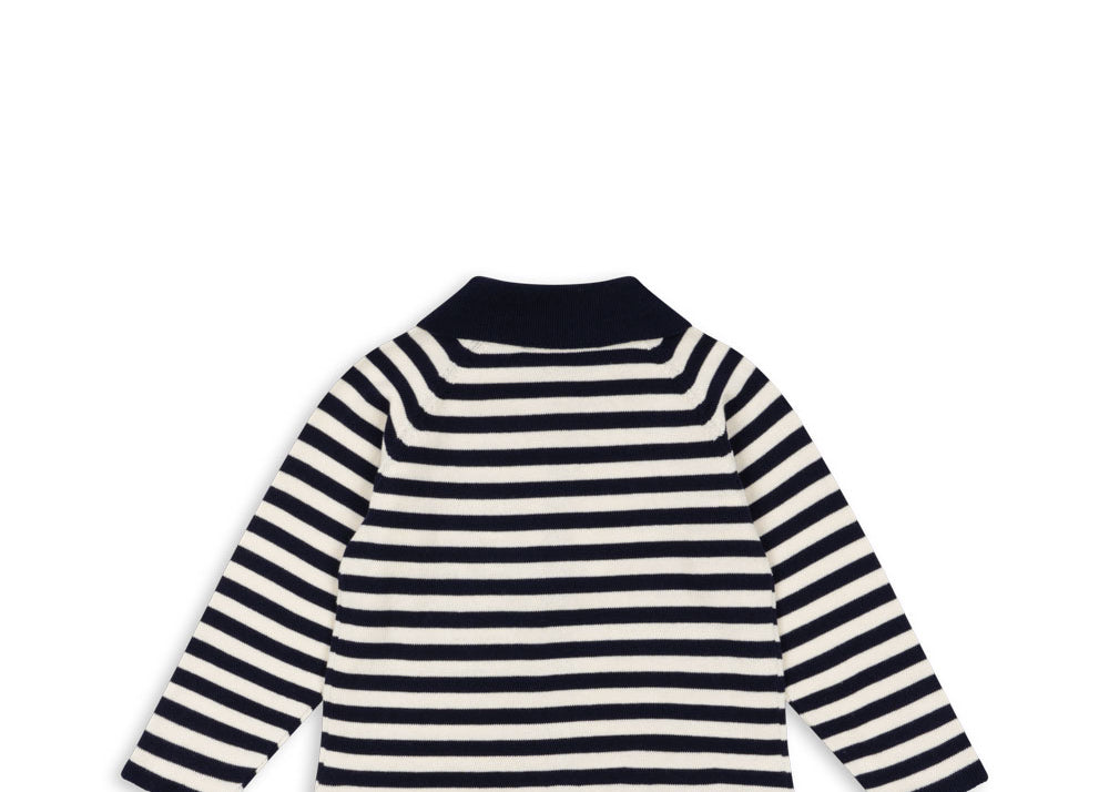Konges Sløjd A/S Strickblusen navy stripe