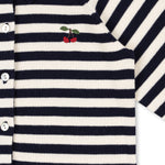 Konges Sløjd A/S Strickblusen navy stripe