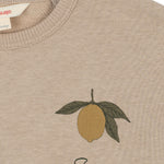 Konges Sløjd A/S Blusen - Jersey oxford tan lemon