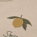 Konges Sløjd A/S Blusen - Jersey oxford tan lemon