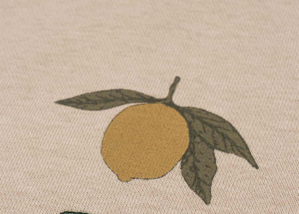 Konges Sløjd A/S Blusen - Jersey oxford tan lemon