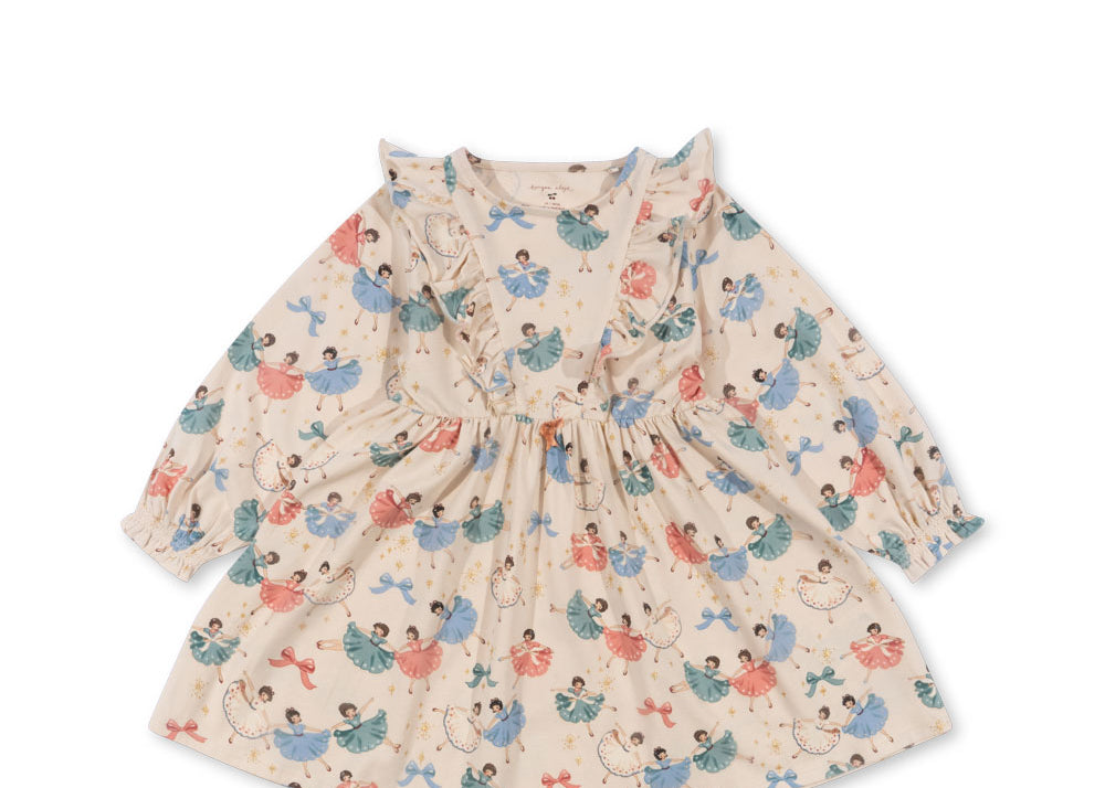 Konges Sløjd A/S Kleider - Jersey bow ballerina