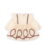 Konges Sløjd A/S WOVEN DRESSES buttercream