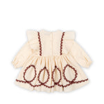 Konges Sløjd A/S WOVEN DRESSES buttercream