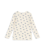 Konges Sløjd A/S Blusen - Jersey bow bleu