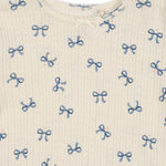 Konges Sløjd A/S Blusen - Jersey bow bleu