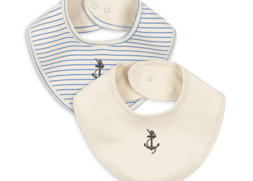 Konges Sløjd A/S Bandana Lätzchen stripe provence mix