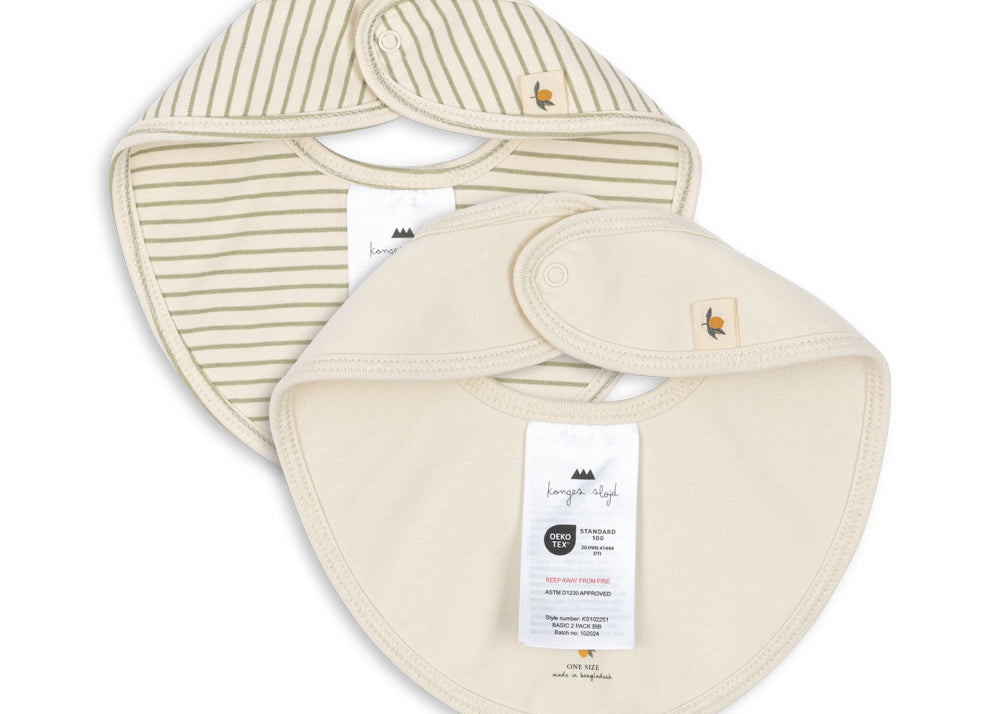 Konges Sløjd A/S Bandana Lätzchen tea stripe
