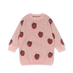 Konges Sløjd A/S KNITTED DRESSES strawberry