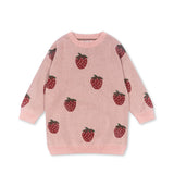 Konges Sløjd A/S KNITTED DRESSES strawberry