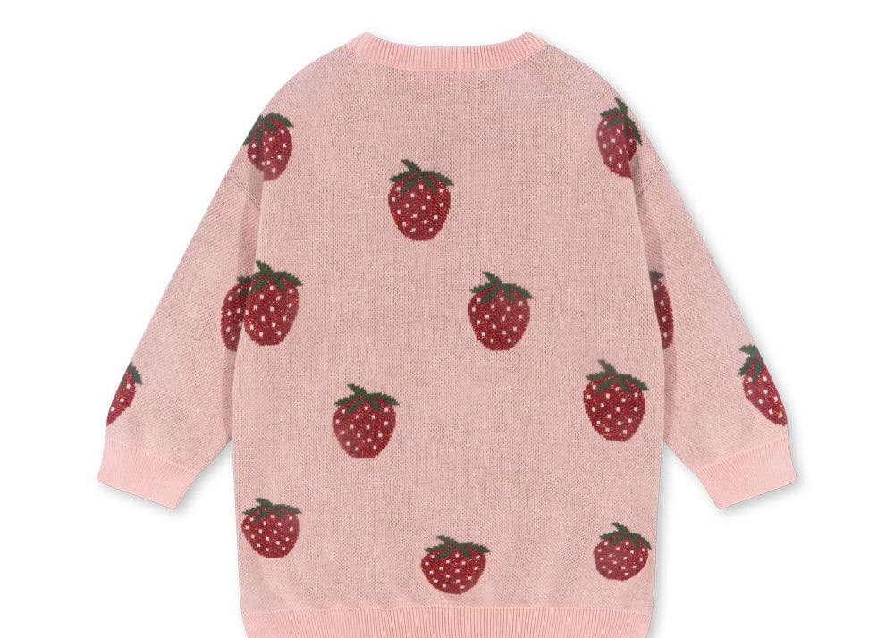 Konges Sløjd A/S KNITTED DRESSES strawberry