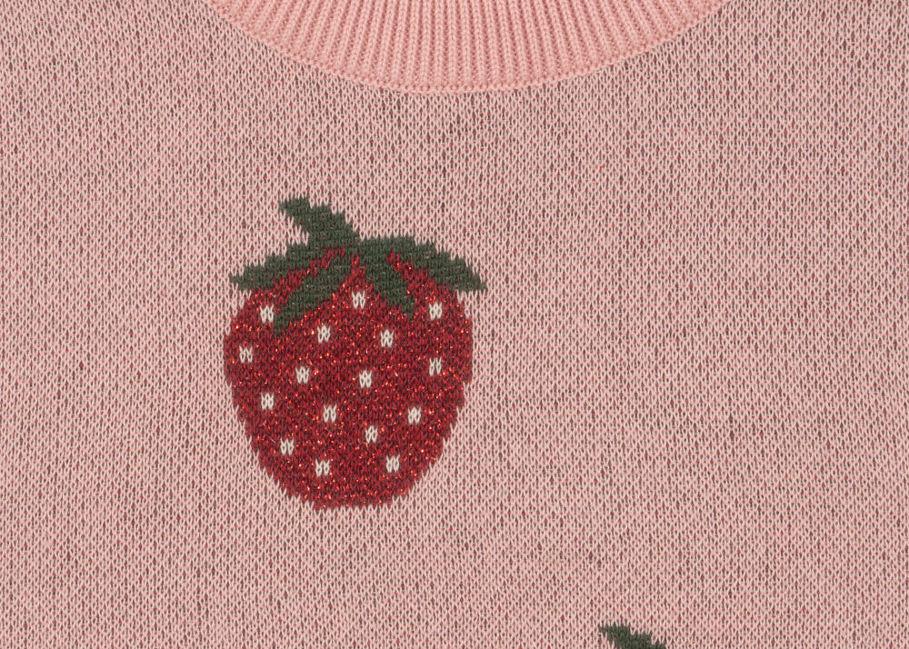 Konges Sløjd A/S KNITTED DRESSES strawberry