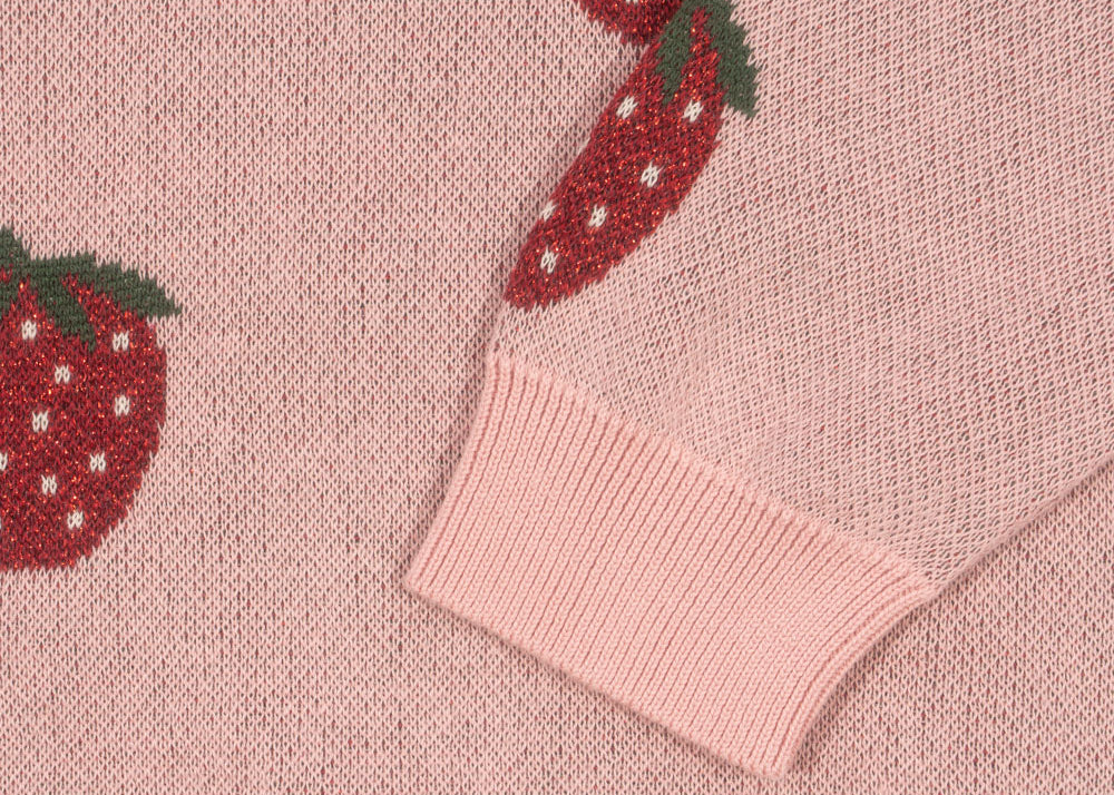 Konges Sløjd A/S KNITTED DRESSES strawberry
