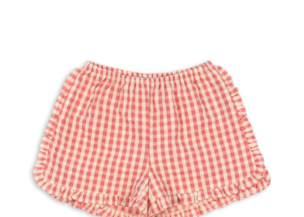 Konges Sløjd A/S Shorts & Pumphosen - Gewebt flamingo plume check