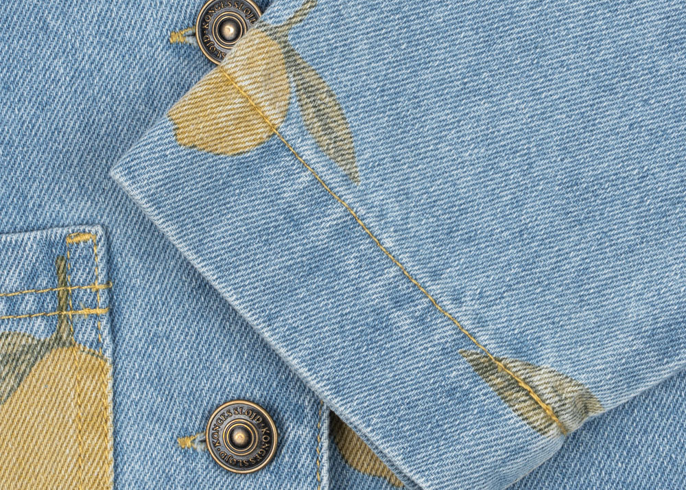 Konges Sløjd A/S Blusen - Gewebt lemon denim
