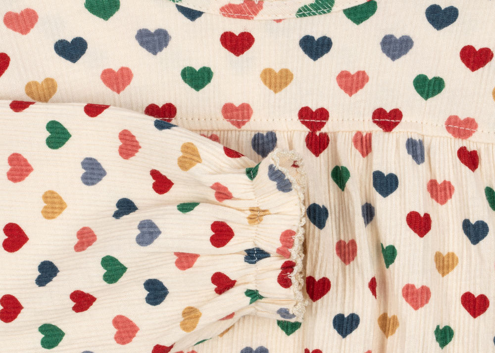 Konges Sløjd A/S Bodystockings coeur coloré