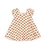 Konges Sløjd A/S Kleider - Jersey amour rouge