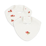 Konges Sløjd A/S Bandana Lätzchen rose red/snow white