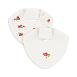 Konges Sløjd A/S Bandana Lätzchen rose red/snow white