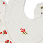 Konges Sløjd A/S Bandana Lätzchen rose red/snow white