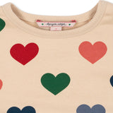 Konges Sløjd A/S Blusen - Jersey bon coeur coloré