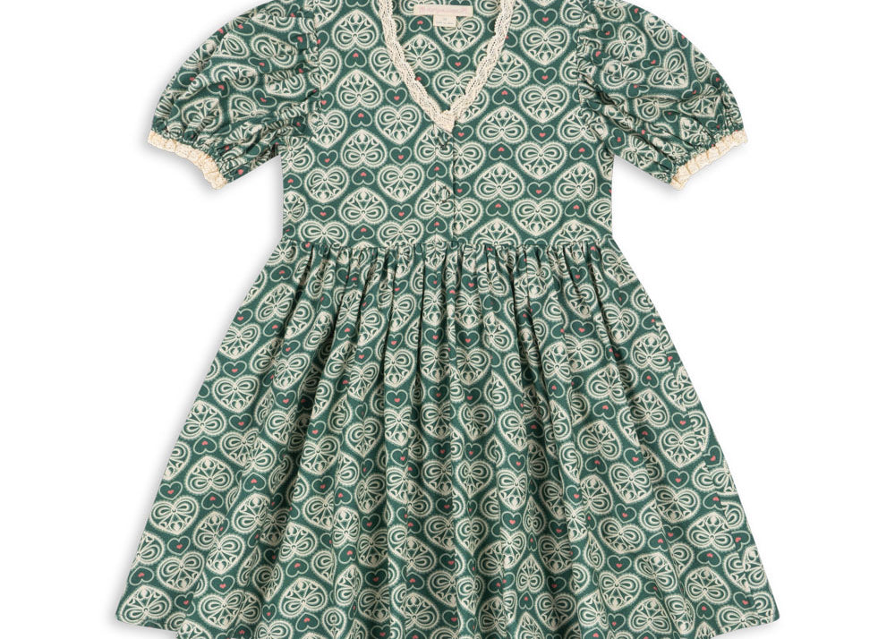Konges Sløjd A/S WOVEN DRESSES lacy green