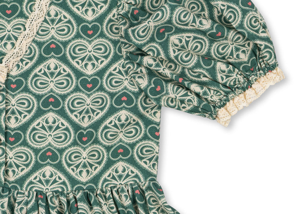 Konges Sløjd A/S WOVEN DRESSES lacy green