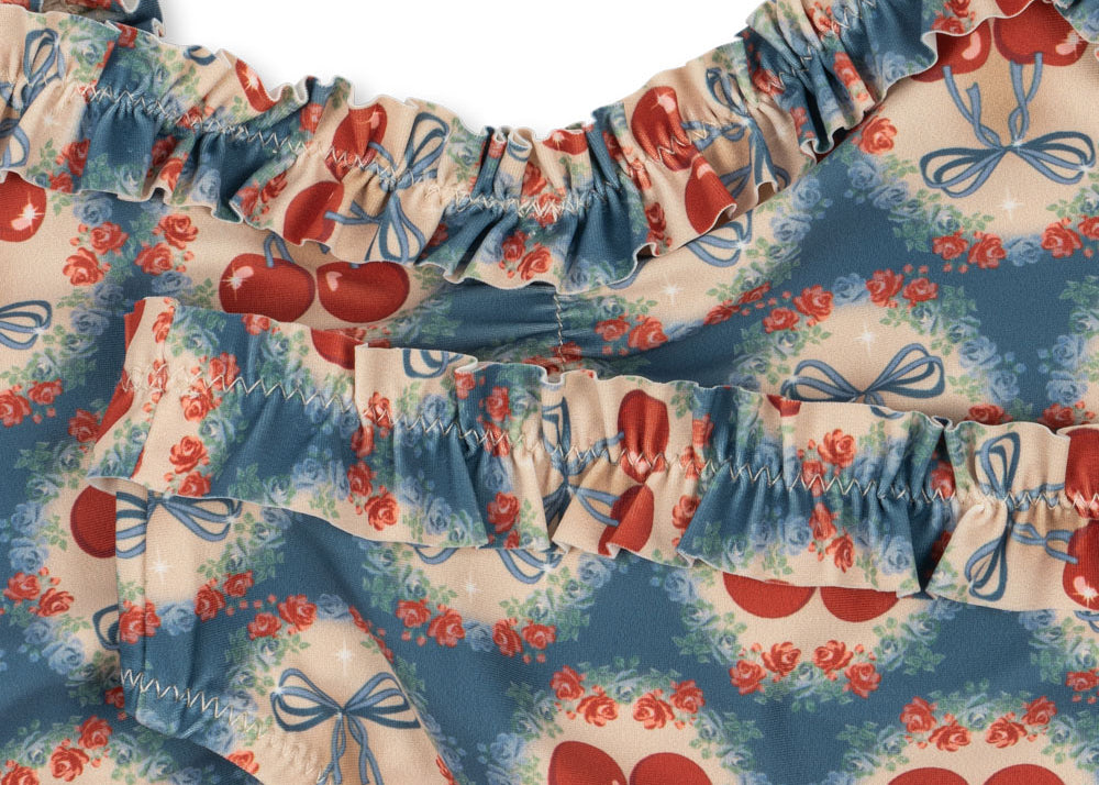 Konges Sløjd A/S Bikini cherry bow blue