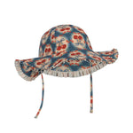 Konges Sløjd A/S UV Sonnenhüte cherry bow blue
