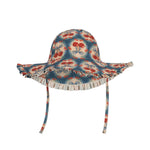 Konges Sløjd A/S UV Sonnenhüte cherry bow blue
