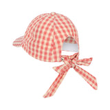 Konges Sløjd A/S Mütze flamingo plume check