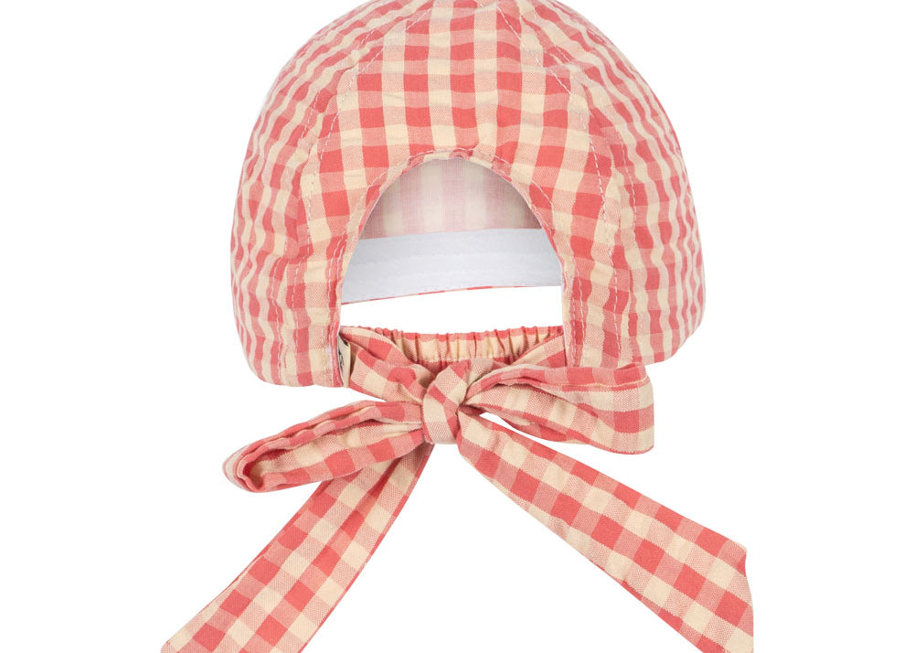Konges Sløjd A/S Mütze flamingo plume check