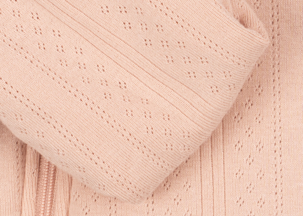 Konges Sløjd A/S Strampler mit Kaputze cameo rose
