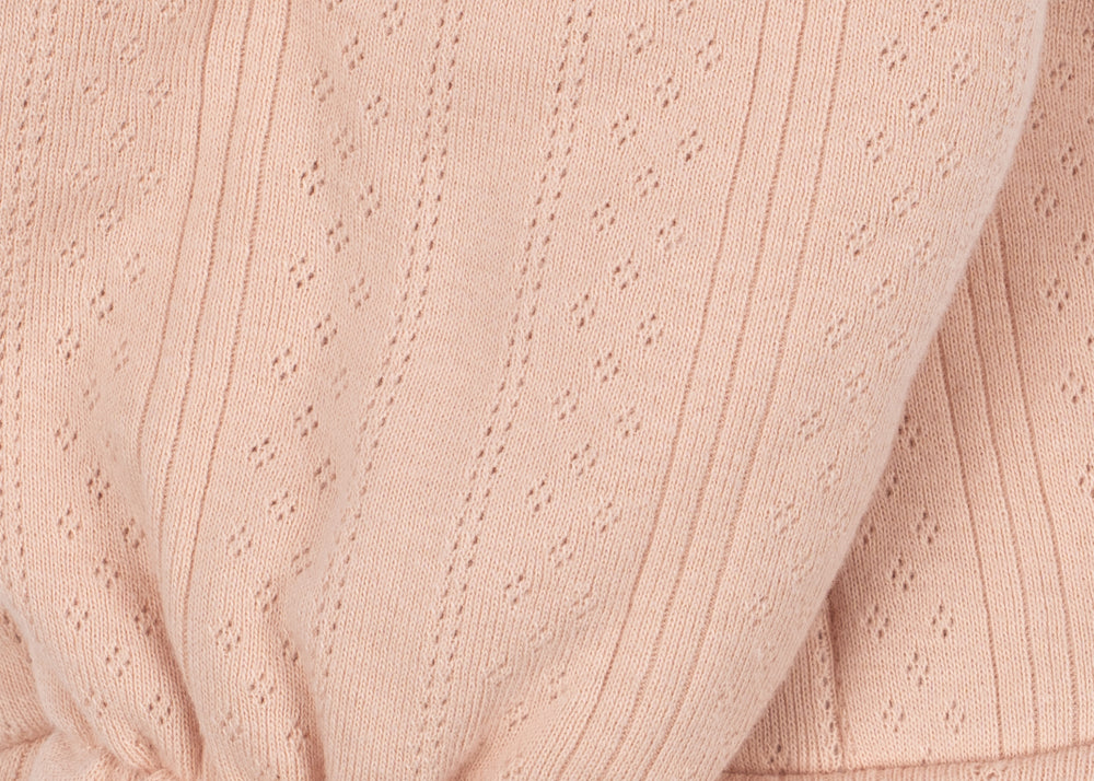 Konges Sløjd A/S Strampler mit Kaputze cameo rose