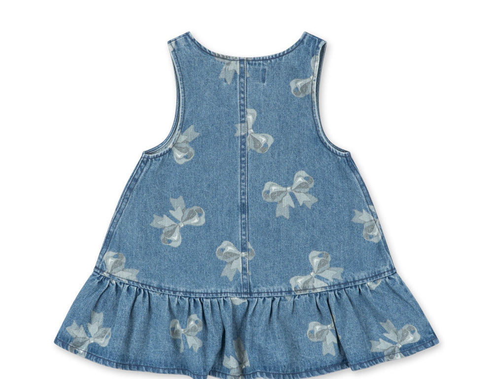 Konges Sløjd A/S WOVEN DRESSES bella bow blu