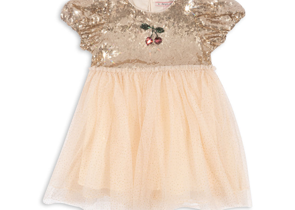 Konges Sløjd A/S WOVEN DRESSES gold blush