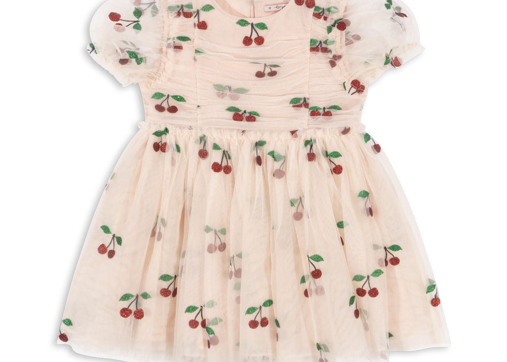 Konges Sløjd A/S WOVEN DRESSES ma grande cerise glitter