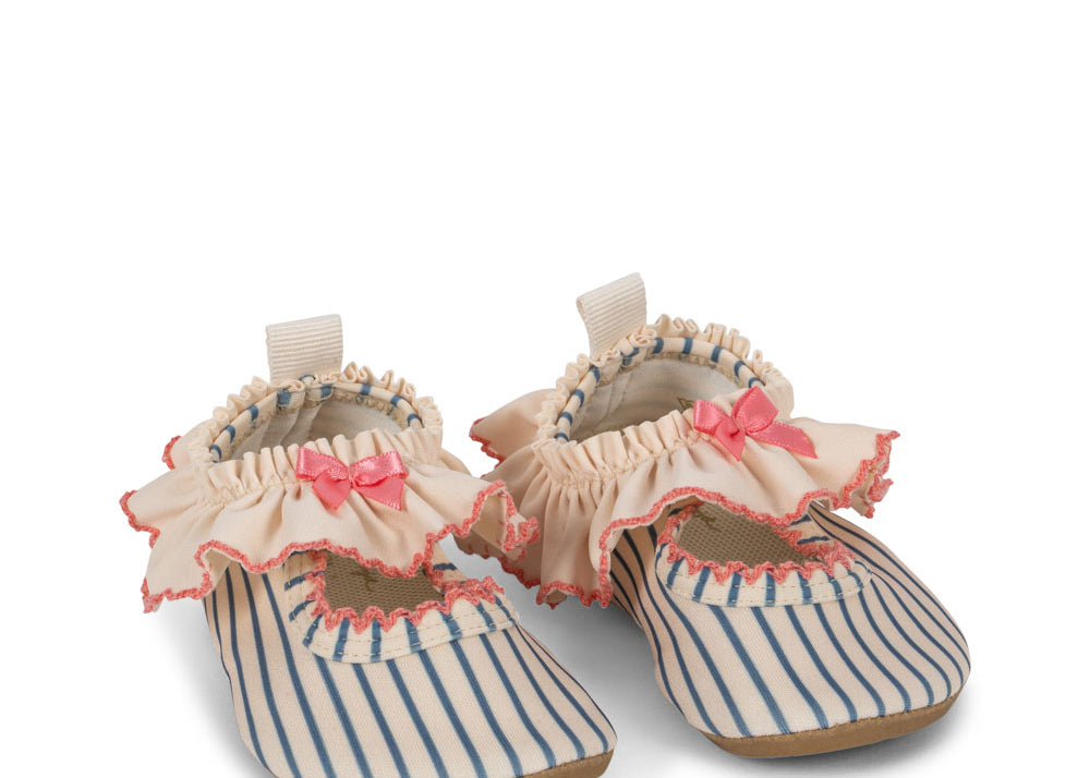 Konges Sløjd A/S Badeschuhe blue stripe