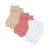 Konges Sløjd A/S Socken sand/optic white/raspberry